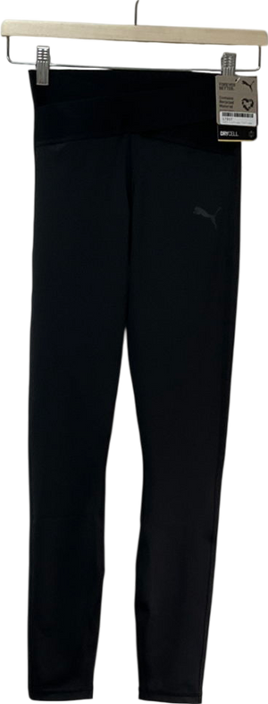 Puma Black Dessert Banded Leggings UK XS