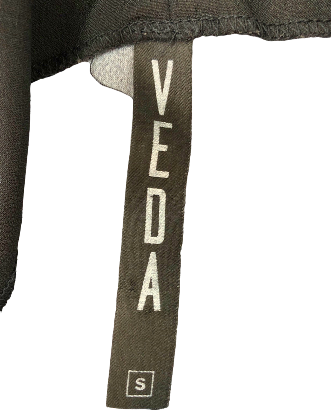 VEDA Black Tank Top UK Size S