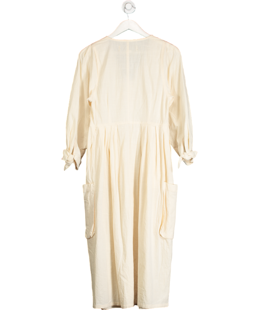 Whistles Cream Lf Markey Orlando Dress UK 10