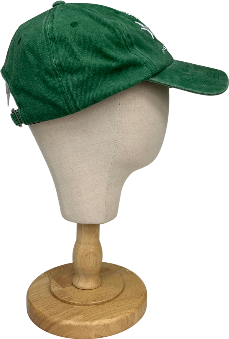 Collusion Sporty Star Embroidery Cap In Green One Size