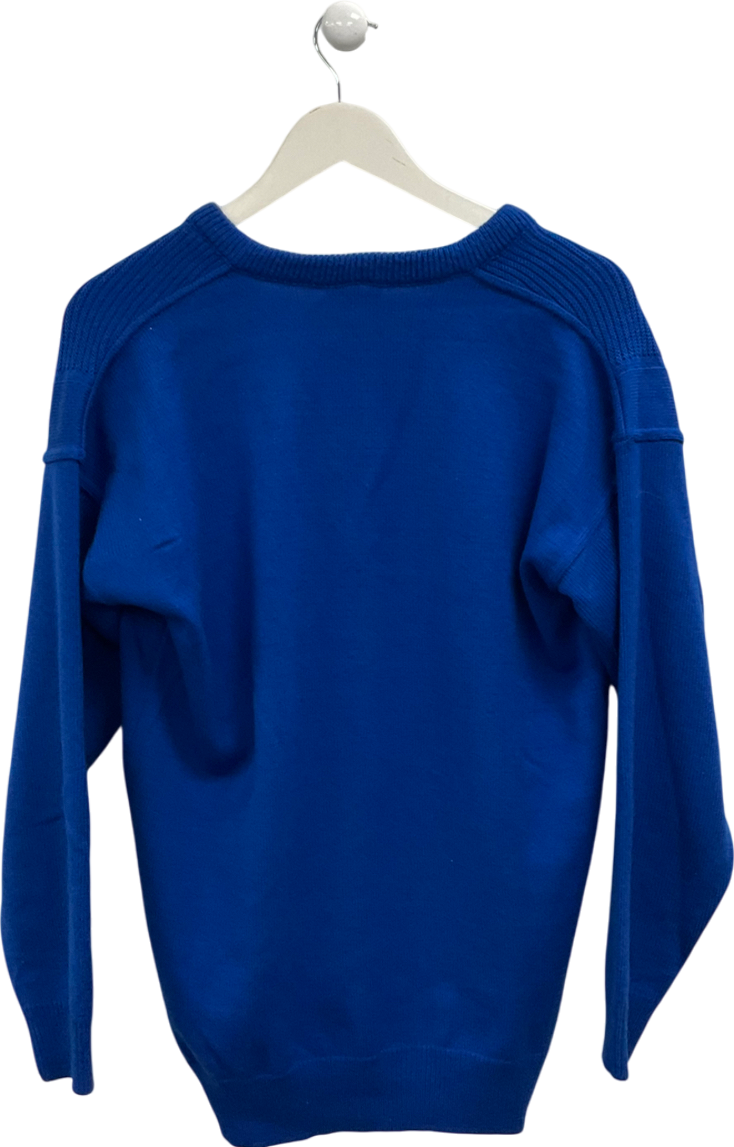 Lacoste Blue Relaxed Fit Sweater UK L