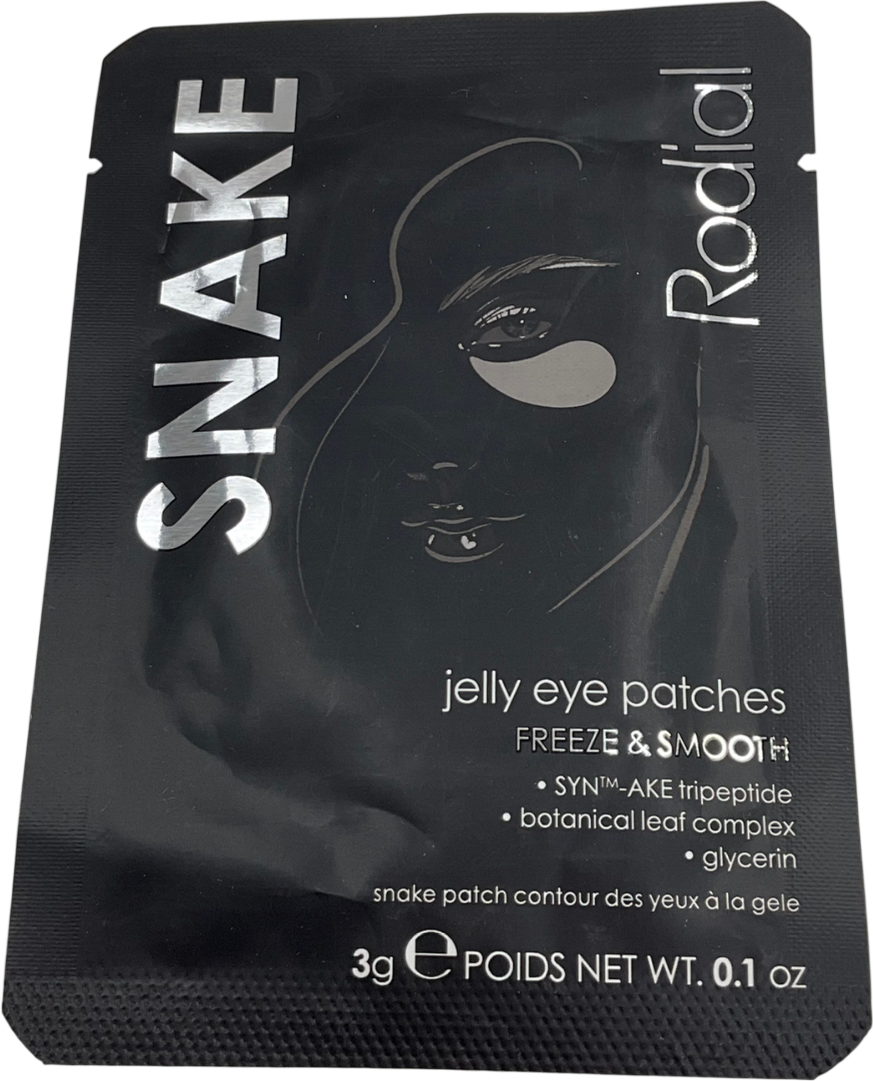 Rodial Snake Jelly Eye Patches, 1 X Sachet Of 2 Patches 3g