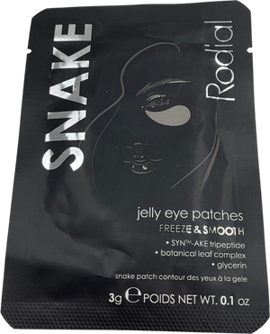 Rodial Snake Jelly Eye Patches, 1 X Sachet Of 2 Patches 3g