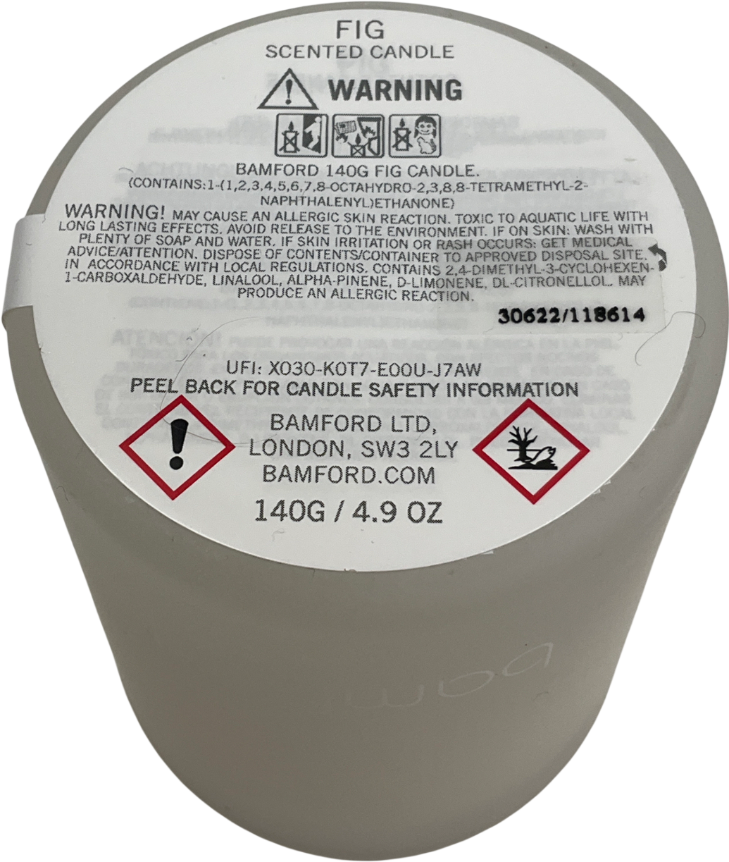 Bamford White Fig Leaf Candle 140g