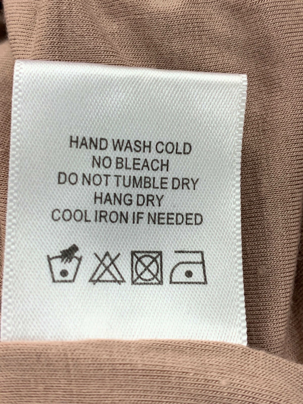 Privacy Please Tan Long Sleeve Bodysuit UK XS