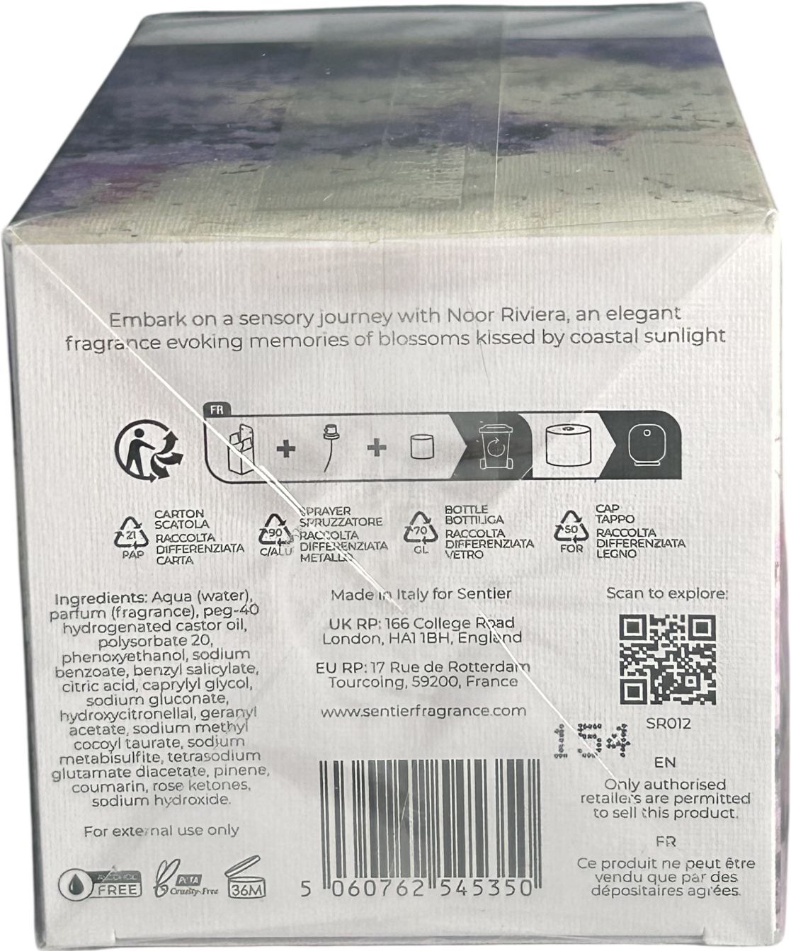 Sentier Noor Riviera Eau De Parfum Spray 100ml