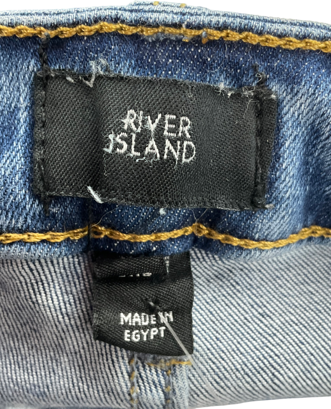 River Island Blue Skinny Jeans W32