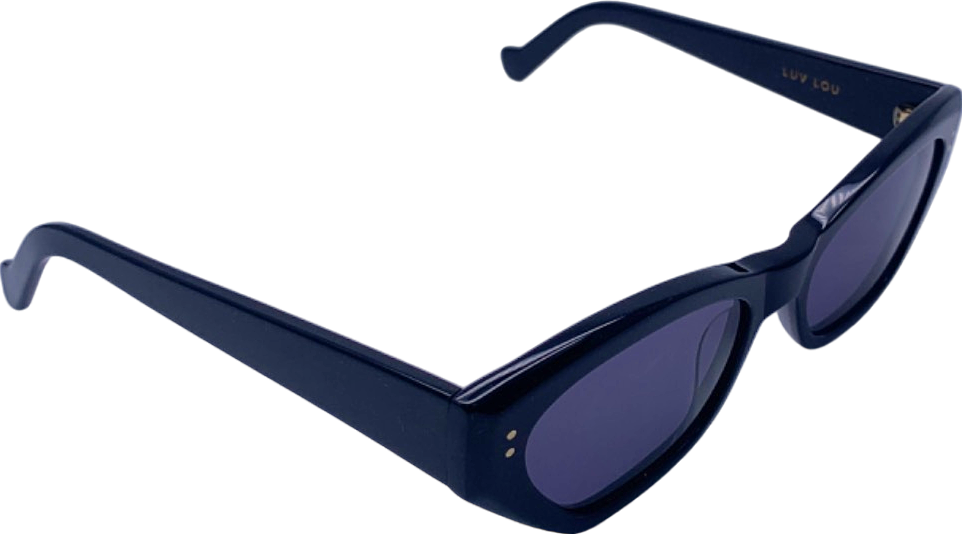 Luv Lou Black Cat-Eye Sunglasses