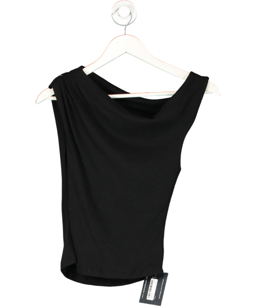 The Room Antwerp Black Assymetric Top UK S/M