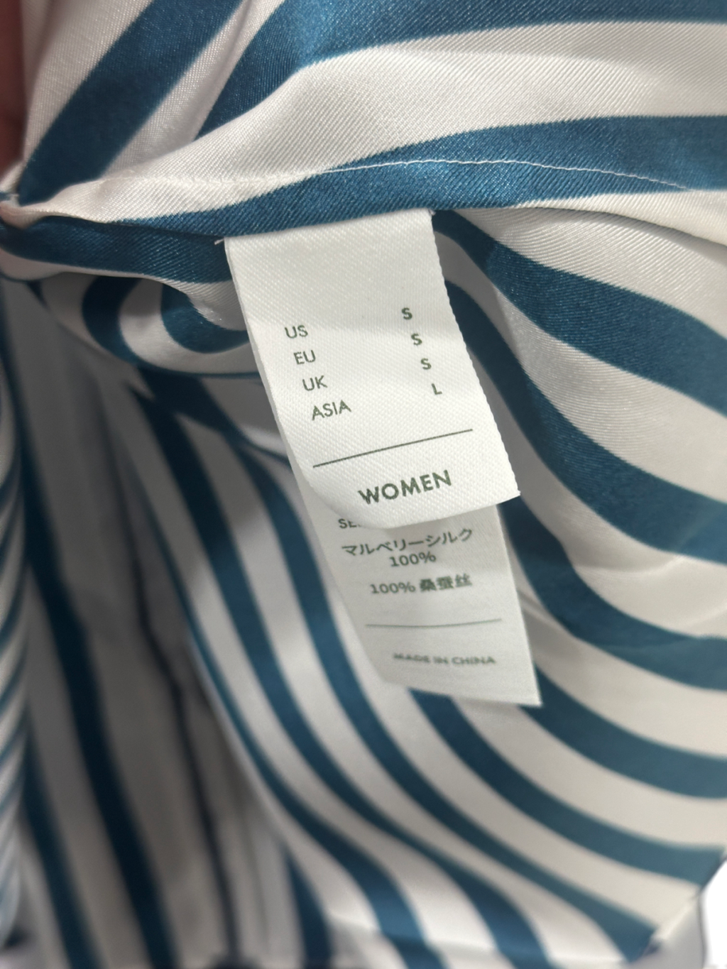 Lily Silk Blue Silk Twill Halter Neck Top UK S