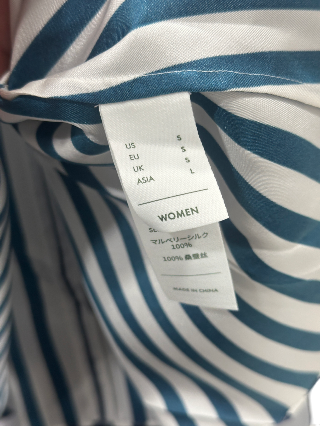 Lily Silk Blue Silk Twill Halter Neck Top UK S