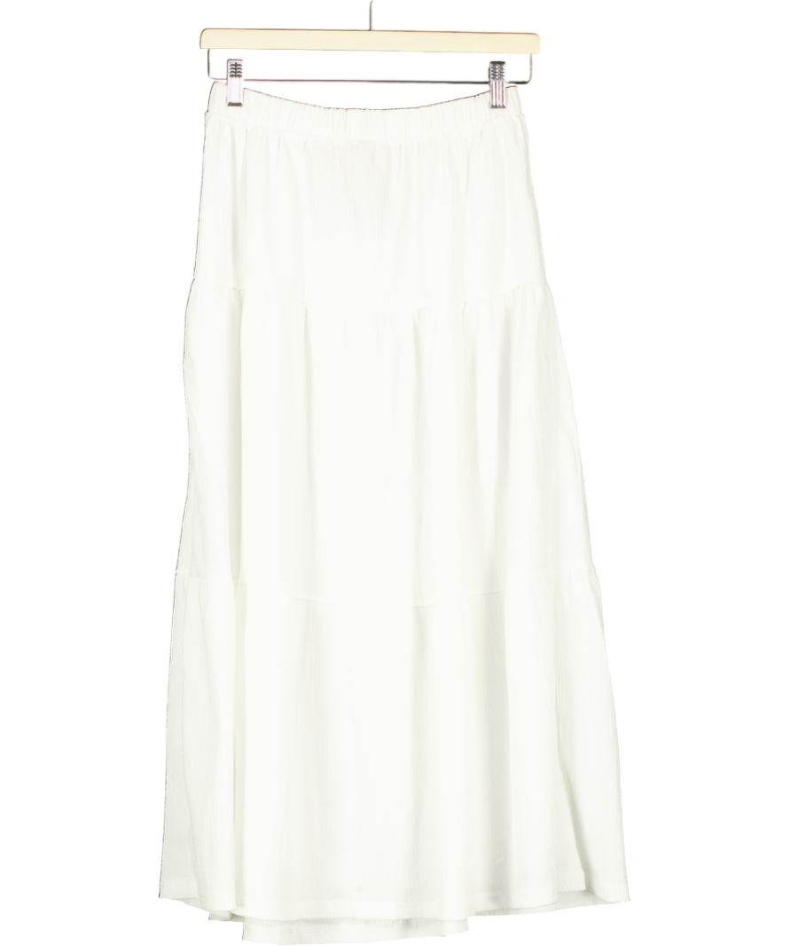 Hiccup White Midi Skirt UK 8