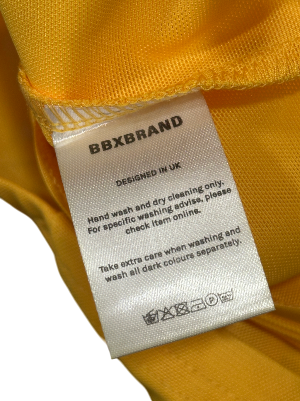 BBXBRAND Yellow Cut-out Mesh Maxi Dress UK XS