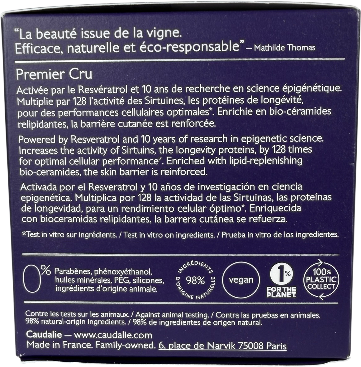 Caudalie Premier Cru The Rich Cream 50ml