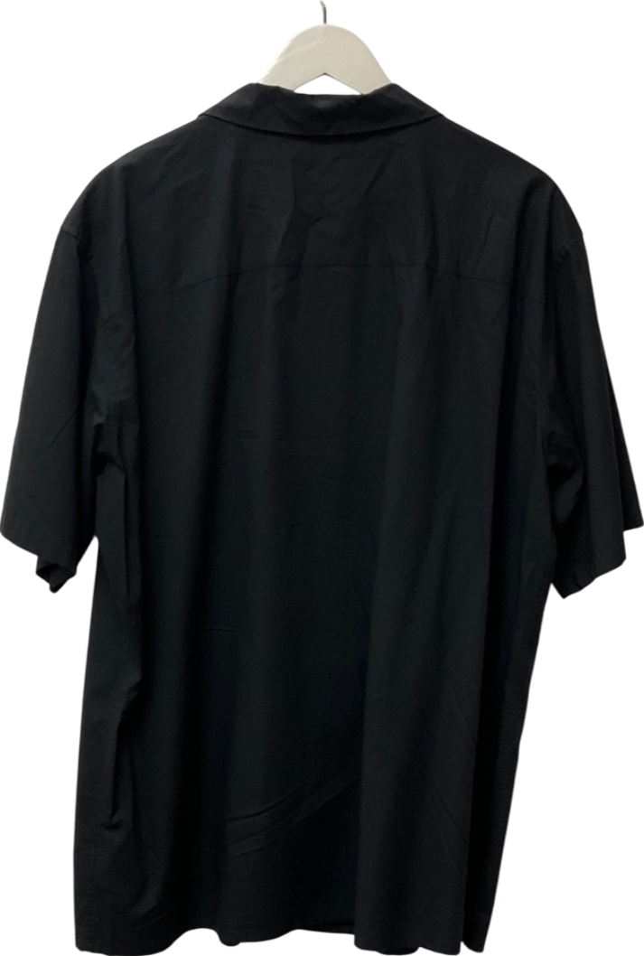 uni qlo Black Cotton Polo Shirt UK XL