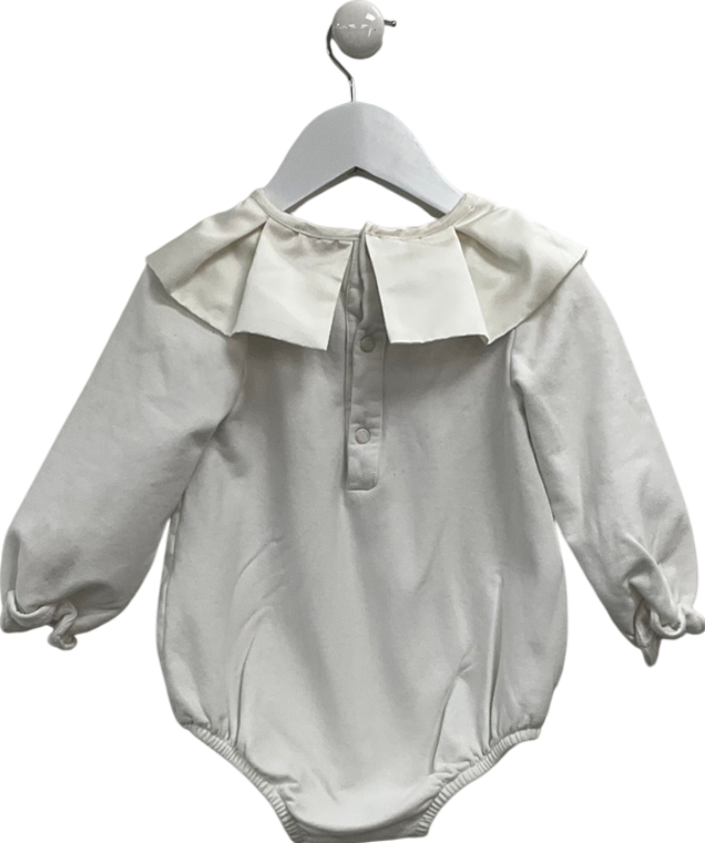 little crusoe White Athena Romper 2 Years