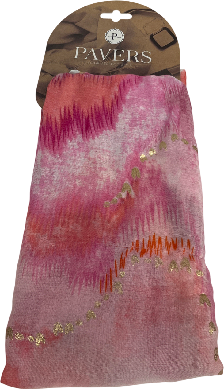 pavers Pink Pattern Scarf One Size