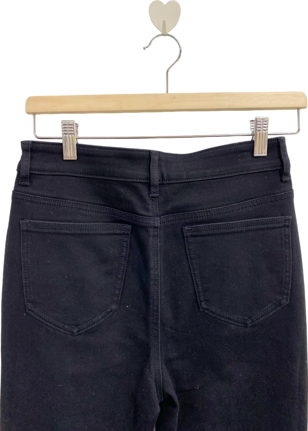 Goelia Black Flared Trousers UK 6