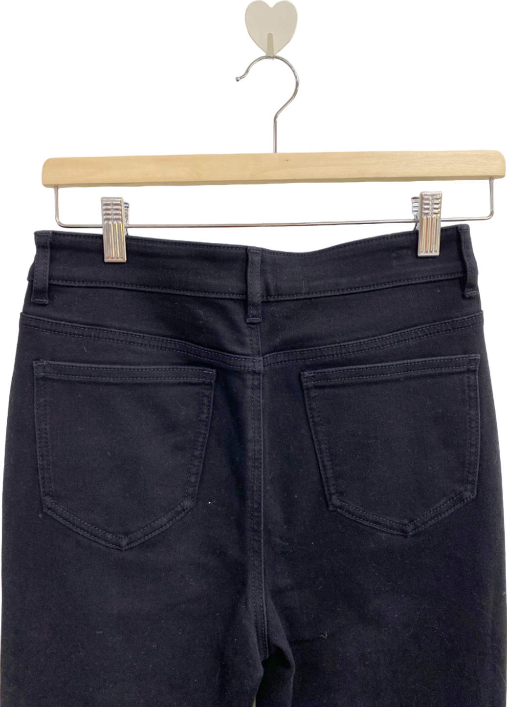 Goelia Black Flared Trousers UK 6