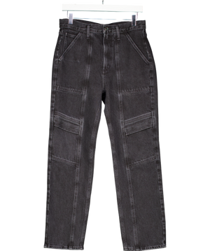 AGOLDE Black Cooper Cargo High - Rise Jeans W27