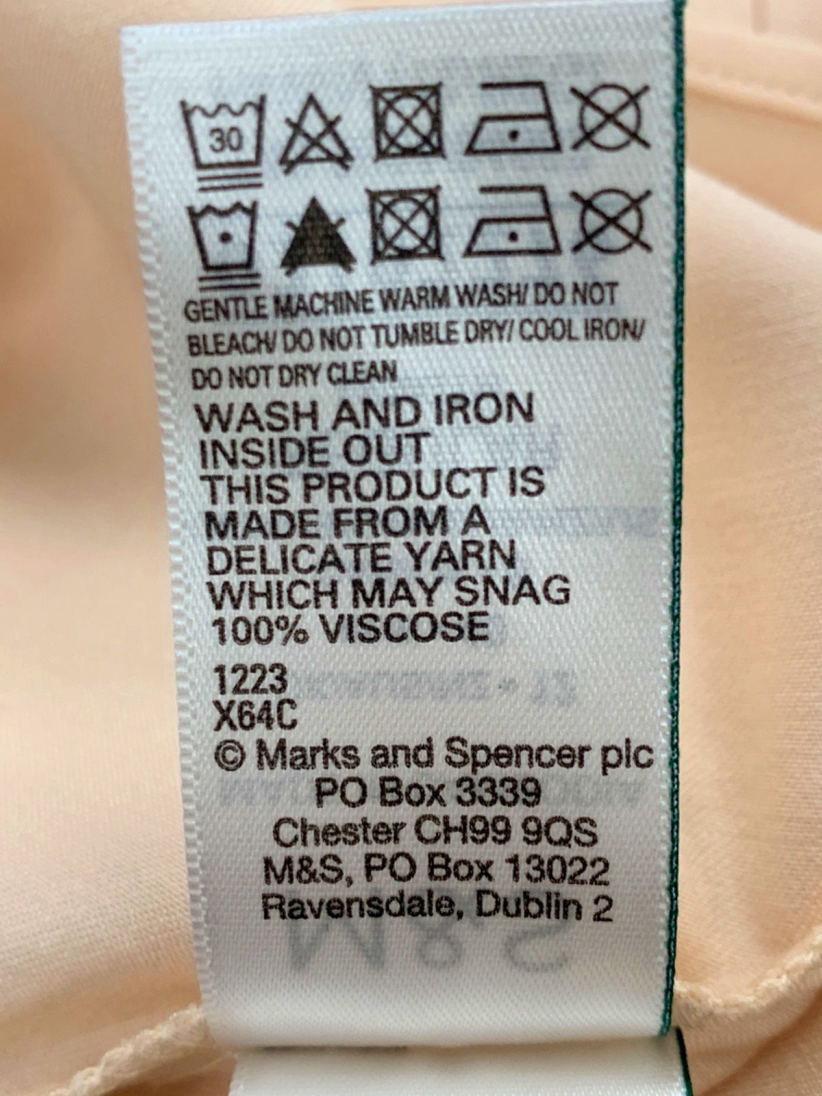 M&S Nude Camisole Top UK 12