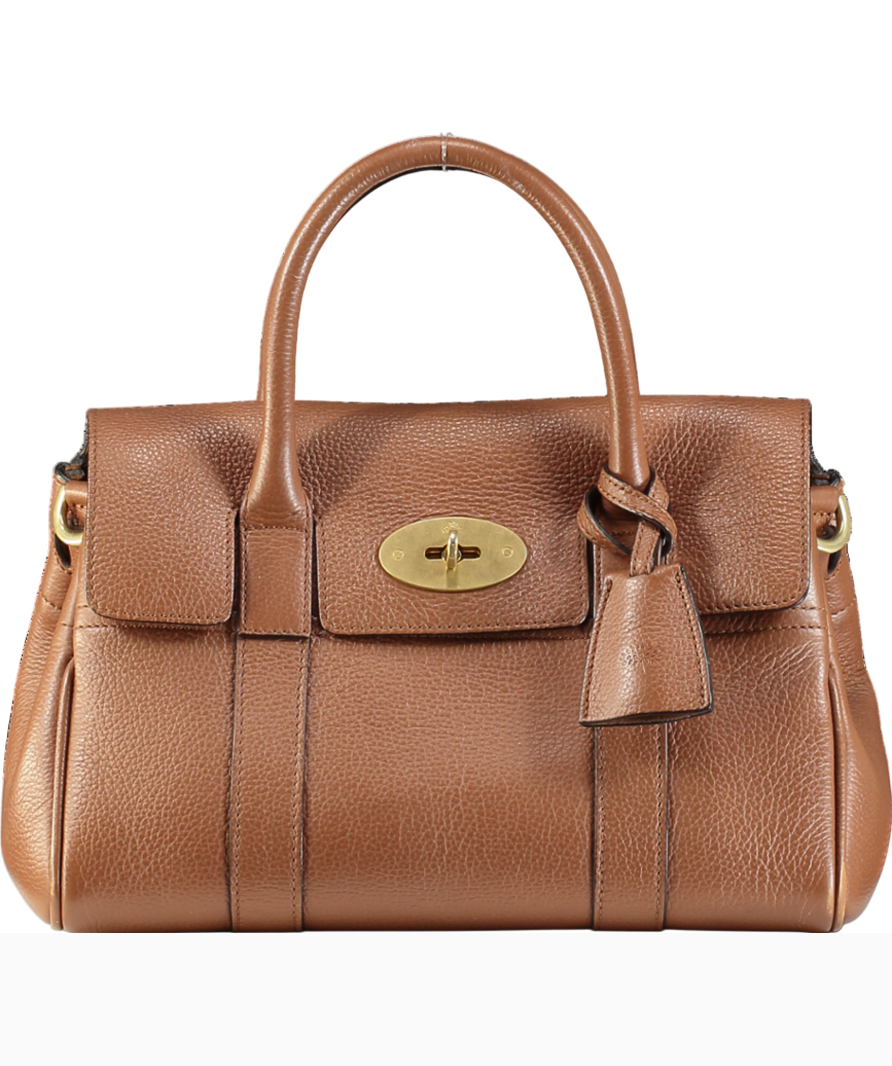 Mulberry Brown Bayswater Natural Vegetable Tanned Leather Satchel, Oak