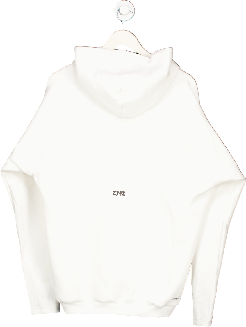 Adidas White M Z.N.E. Fast Release Hoodie UK M