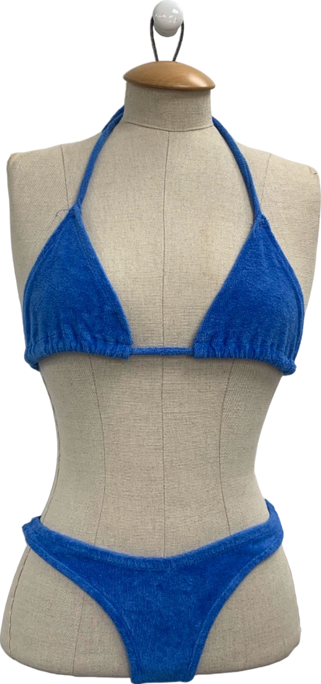 BooHoo Blue Bikini Set UK 8