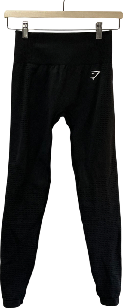 gymshark Black Adapt Fleck Seamless Leggings UK S