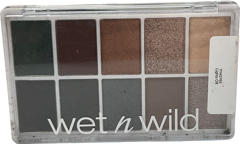 wet n wild Wet N Wild 10-pan Eyeshadow Palette Lights Off 12g