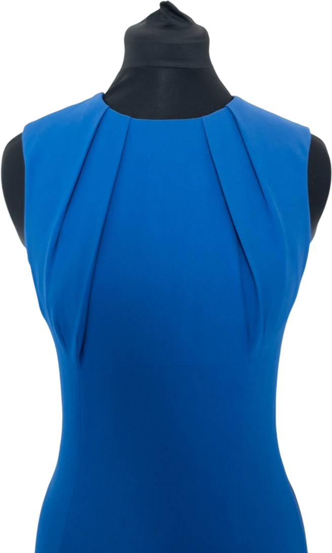 Jonathan Saunders Cobalt Blue / Black Colur Block Evening Gown Fr36 UK 8