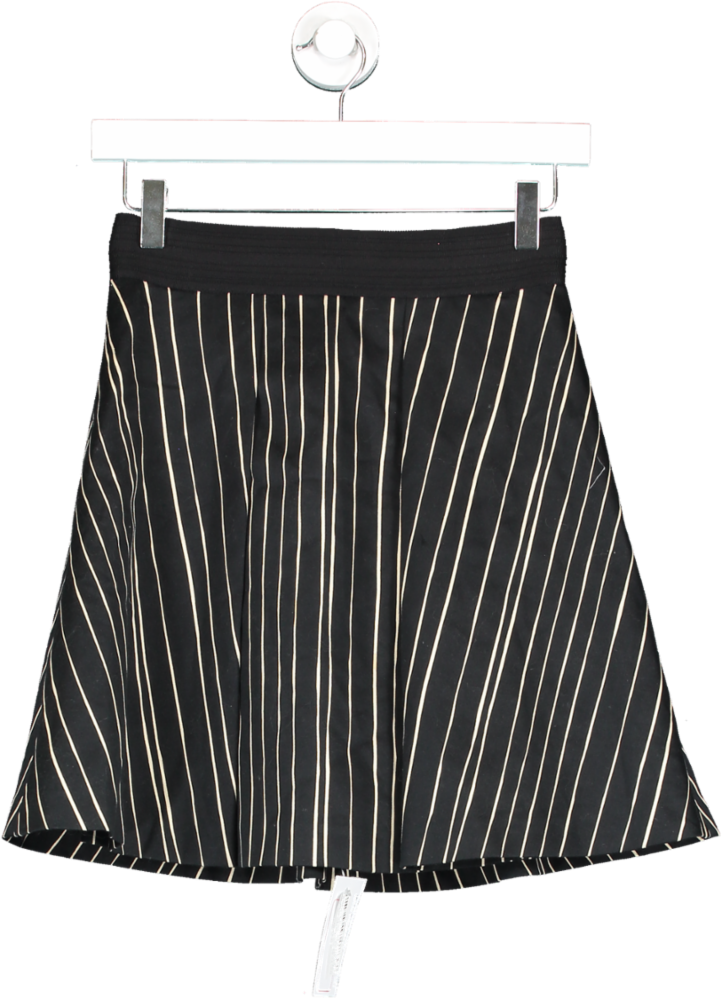 Alice + Olivia Black Cherron Skirt W26