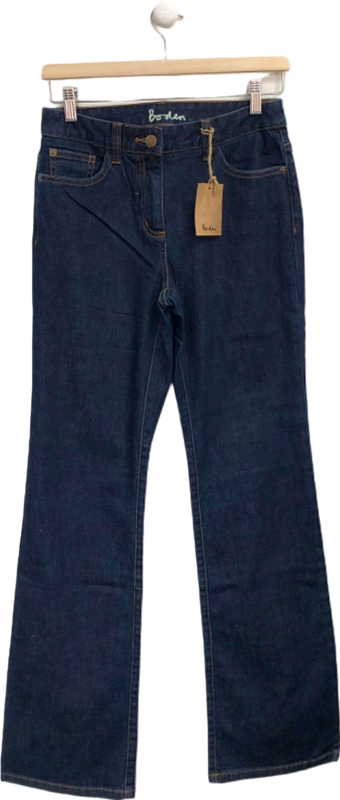 Boden Blue Classic Fit Full Length Jeans UK 8L