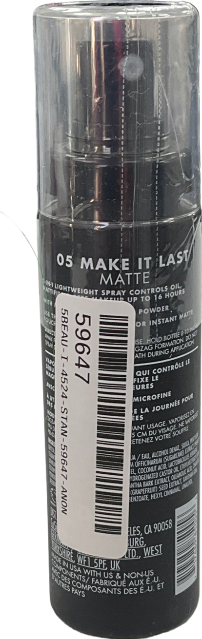 Milani Make It Last Matte Charcoal Spray 60ml
