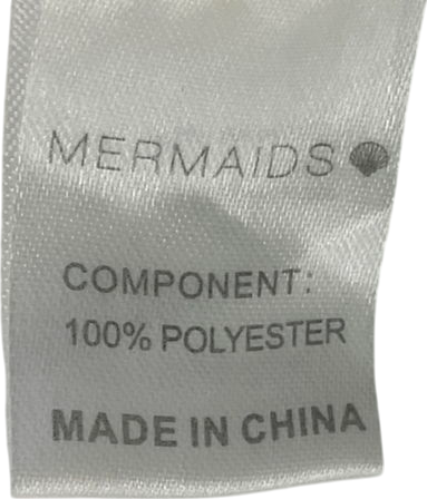 Mermaids White Knitted Fringed Crochet Maxi Dress UK S