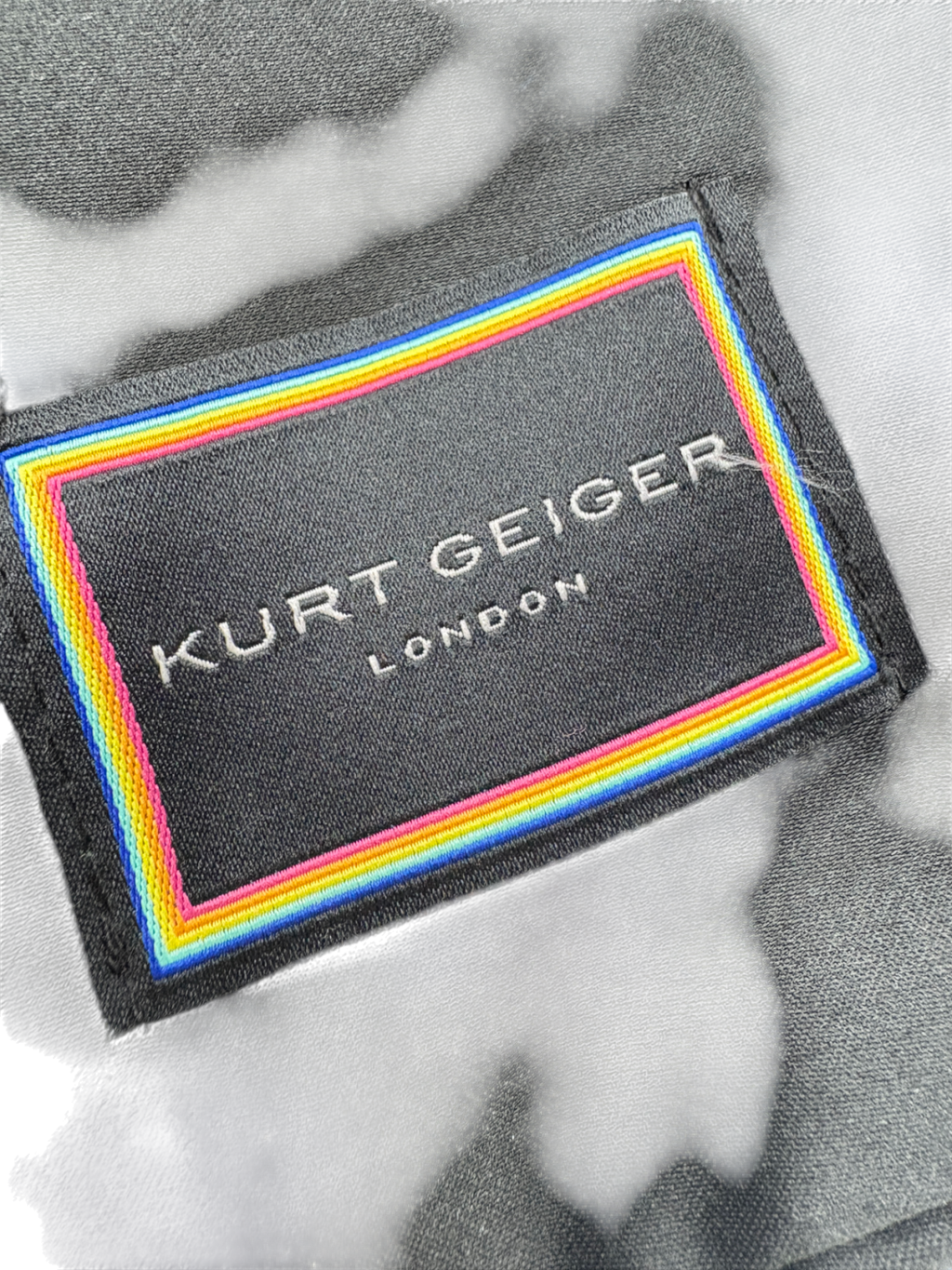 Kurt Geiger Black Mini Bamboo Bag