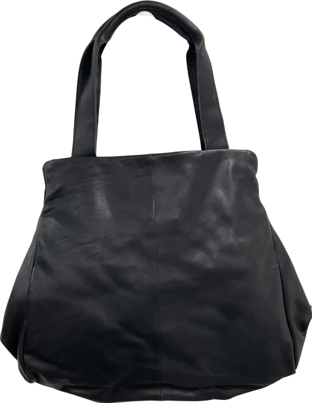 Next Black Leather Studded Shoulder Bag