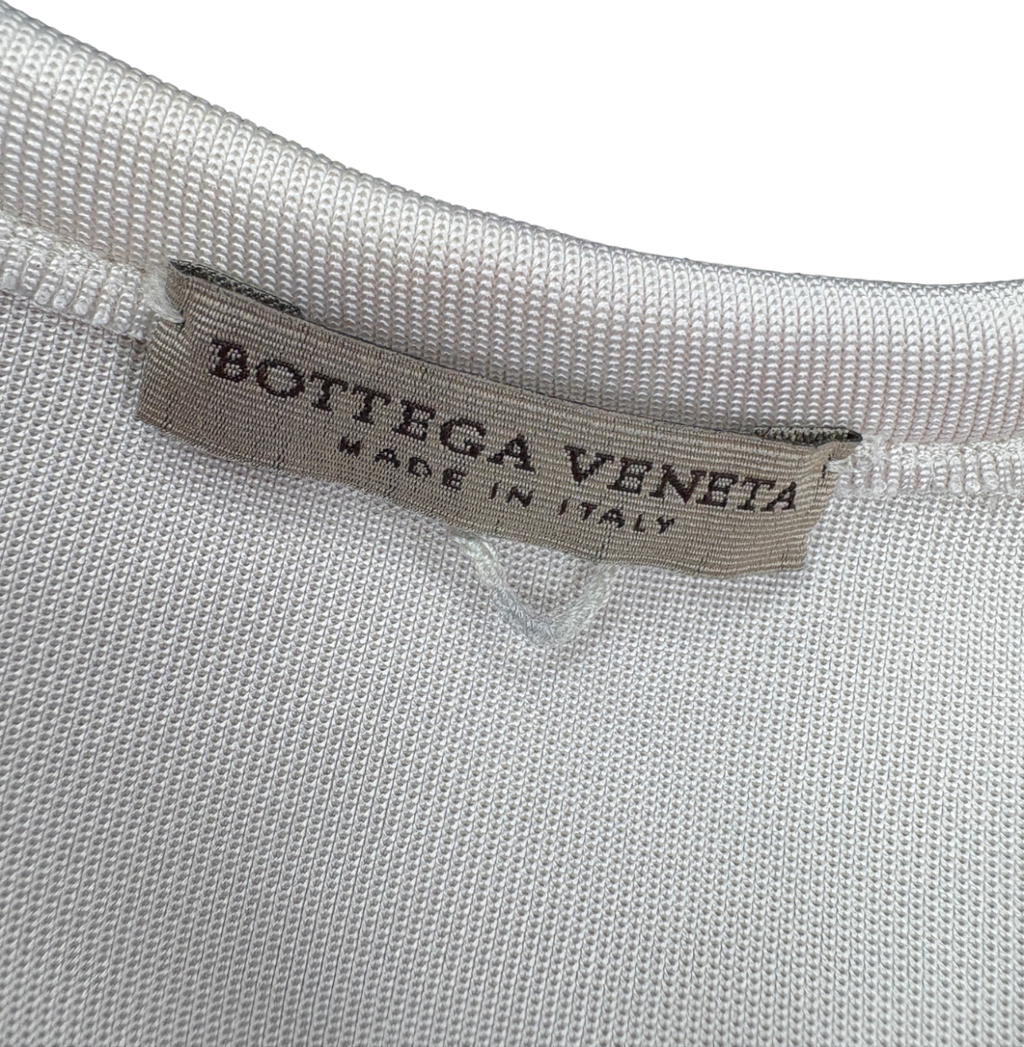 BOTTEGA VENETA Purple Distressed Tank Top UK XS