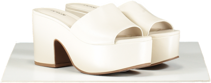 Larroude Cream The Miso Platform Sandals UK 5 EU 38 👠