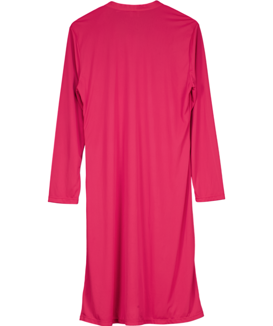 Iris & Ink Pink Knot-detail Midi Dress UK 12