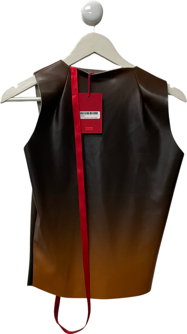 coucoo Brown Karakoram Top - Caramel Marble UK XL