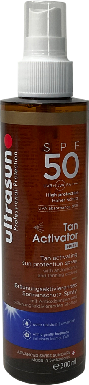 Ultrasun Tan Activator Spray Spf50 200ml
