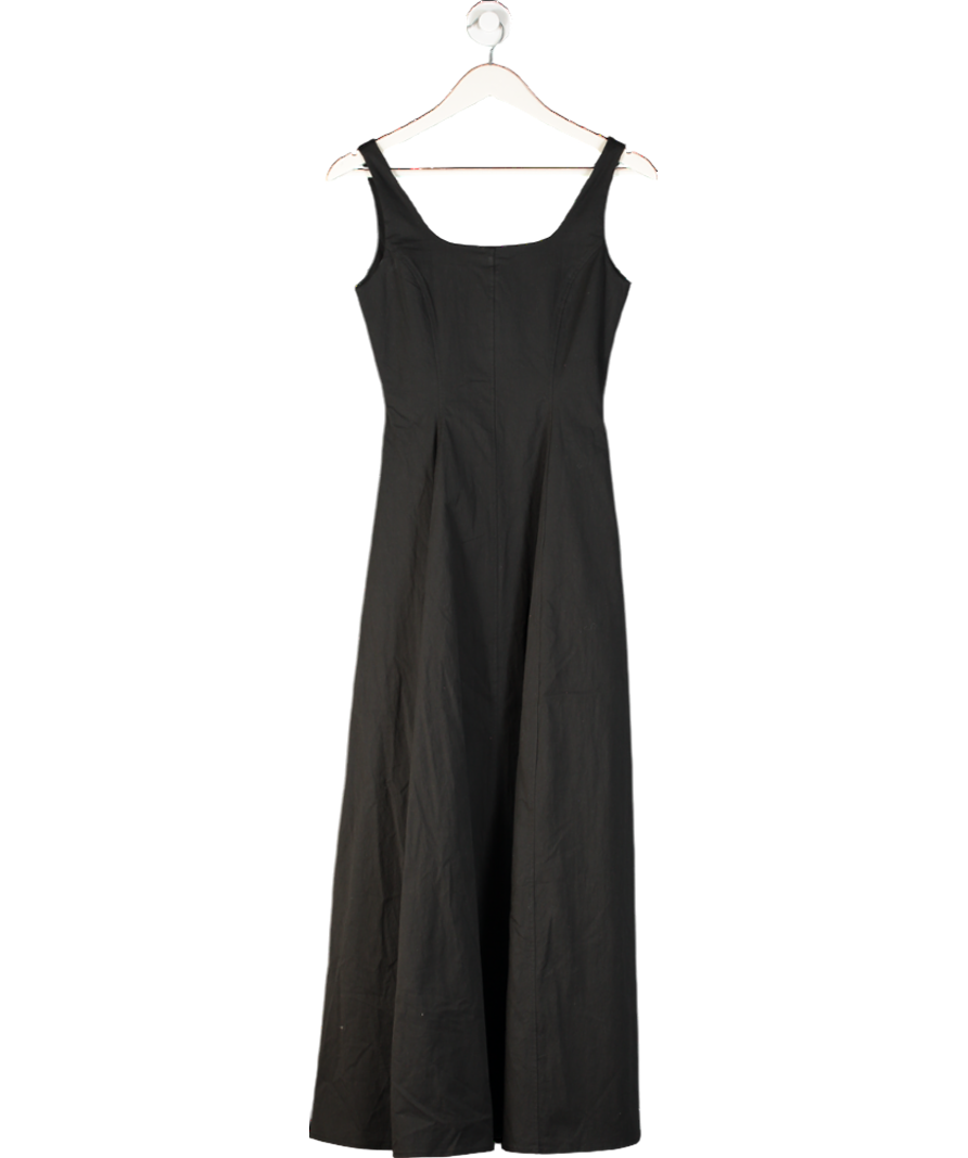 AMR London Black Aje Midaxi Dress UK S