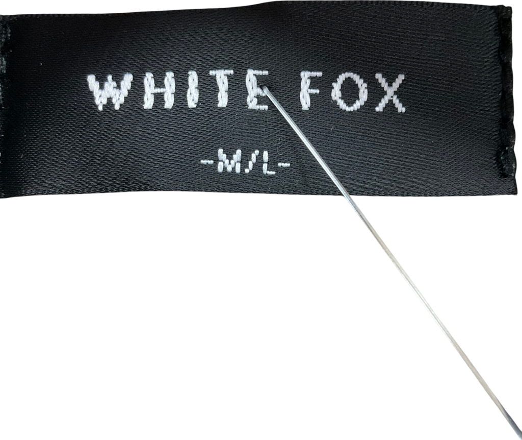 White Fox Beige Rainy Days Bomber Jacket UK M/L