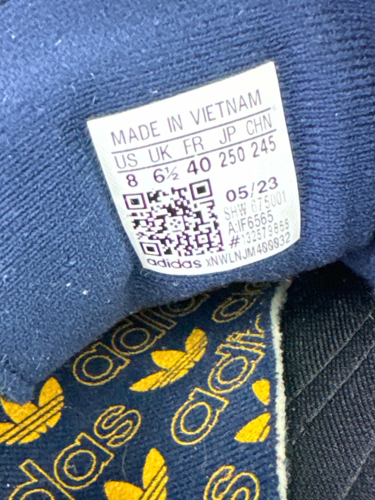 Adidas Blue/Yellow Handball Spezial Trainers UK 6.5