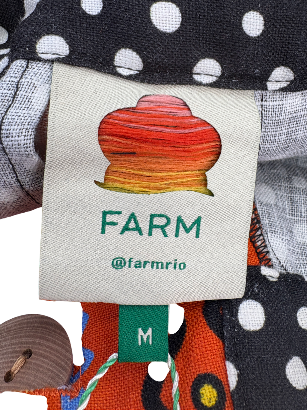 Farm Rio Orange Myriad Trousers UK M