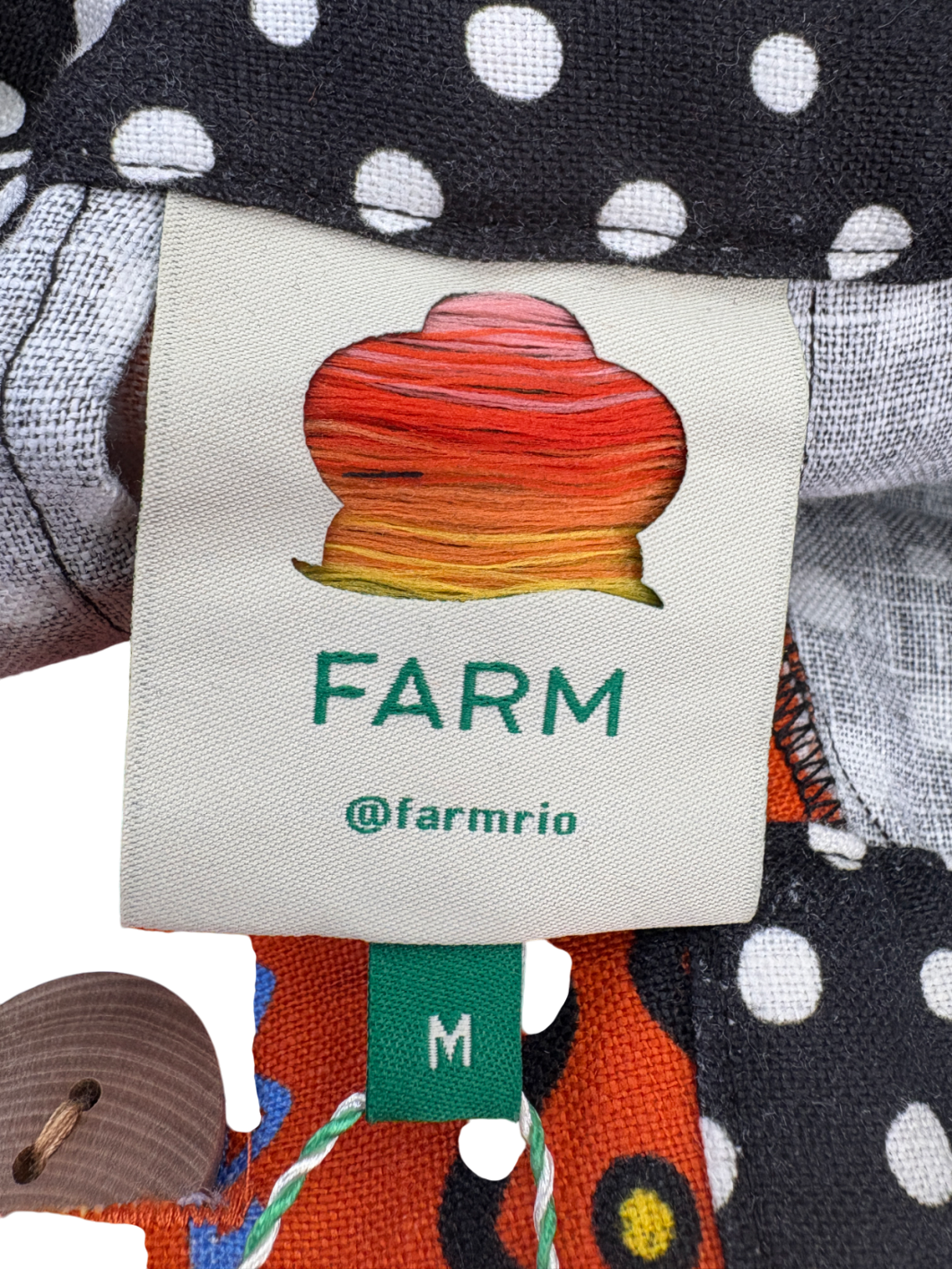 Farm Rio Orange Myriad Trousers UK M