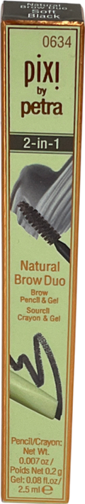 Pixi Natural Brow Duo Soft Black 2.5ml