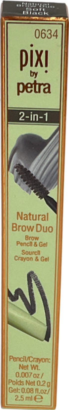 Pixi Natural Brow Duo Soft Black 2.5ml