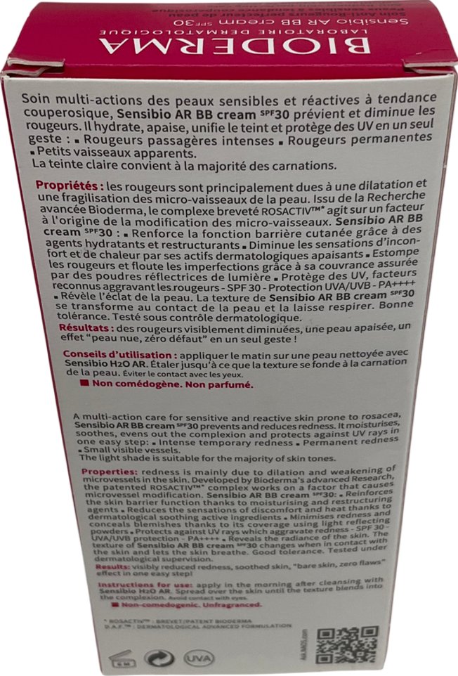 Bioderma Ar Bb Anti-redness Skin Perfecting Care Light 40 ml